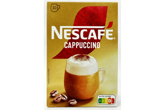 NESCAFÉ Cappuccino Instant Coffee Sachets | 10 Servings