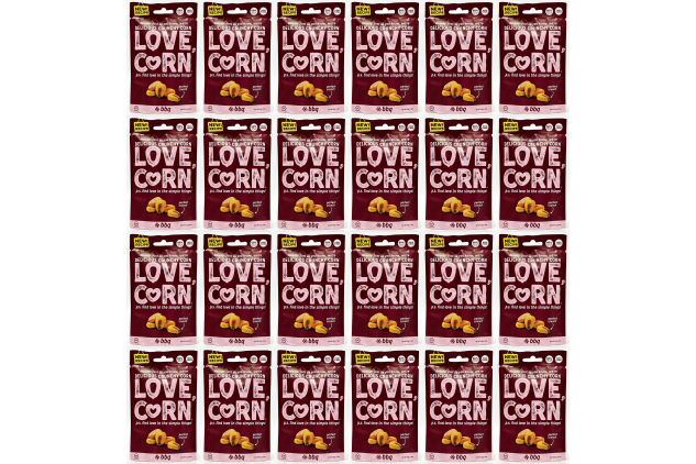 Love Corn Smoked BBQ Crunchy Corn Snacks 24 x 45g