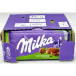Milka Whole Hazelnut Milk Chocolate Bars 17 x 95g (Total 1.615kg Bulk Pack)