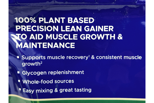 USN Wholefood Gainer Chocolate Flavour Plant Based 1kg