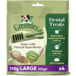 Greenies The Smart Dental Treat 24 Chews, Daily Original Large Dog Treats, Pack of 6 (4 x 170 g)