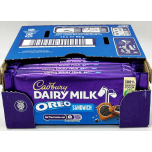 Cadbury Dairy Milk OREO Sandwich Chocolate Bars 15 x 96g