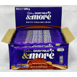Cadbury Dairy Milk & More Nutty Praline Crisp Chocolate Bars 15 x 180g
