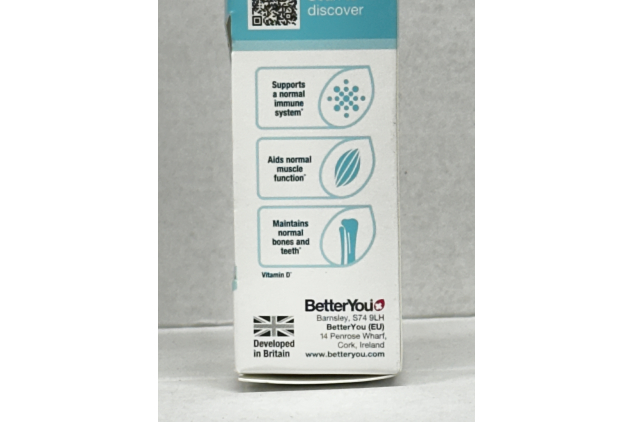 BetterYou Vitamin D Infant Oral Spray 400 IU 2 x 15ml Pack