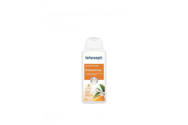 Tetesept Relaxing Shower Gel 250ml