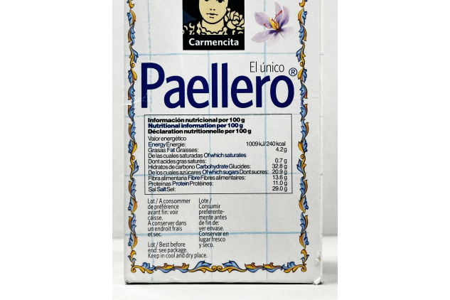 Carmencita Paellero Paella Seasoning with Saffron 15 Sachets 90 Servings Gluten Free