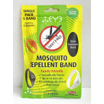 Mosquito Repellent Band Large 202mm Black DEET Free Family Friendly Wristband
