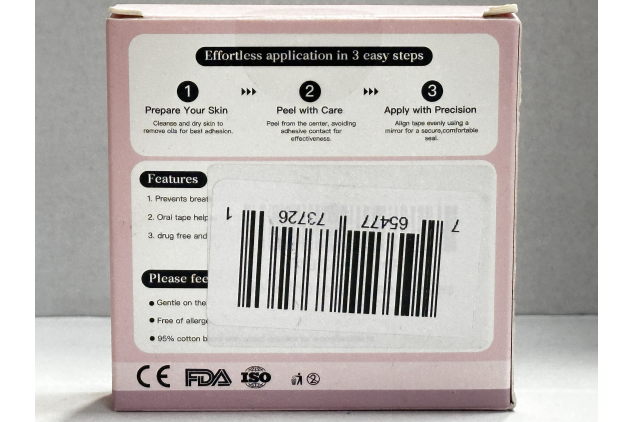 Premium Mouth Tape 30 Strips Breathable Non Allergic