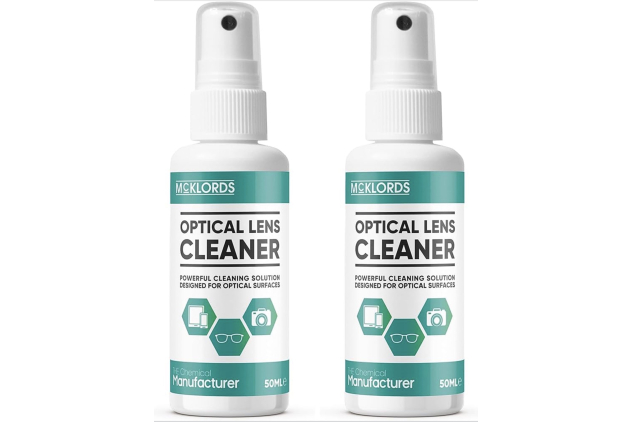 McKLords Optical Camera Lens and Screen Cleaner Spray 2 X 50ml