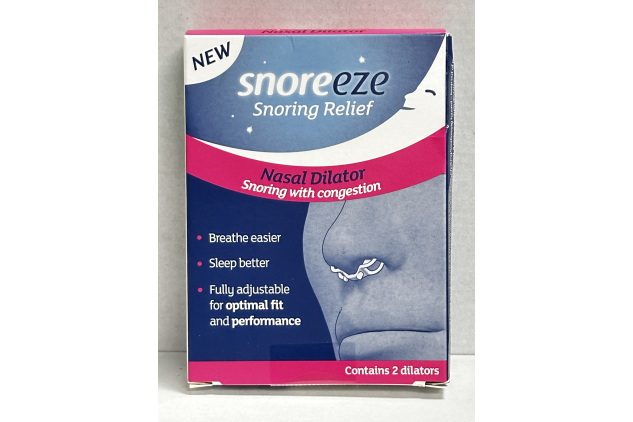 Snoreeze Nasal Dilator 2 Pack Adjustable Nasal Dilators for Snoring with Congestion