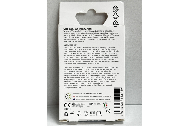 Wart Corn & Verruca Patches 28 Pack with Salicylic Acid