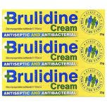 Brulidine Cream 25g 3 Pack