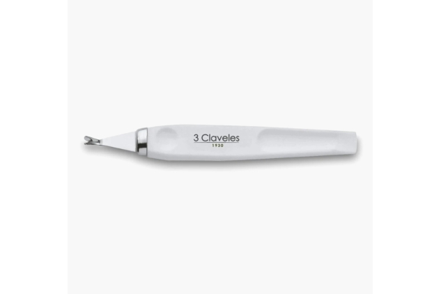 3 Claveles White Cuticle Knife 10cm