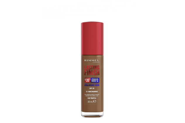 Rimmel Lasting Finish 35Hr Foundation 530 Truffle Full Coverage Hydrating SPF20