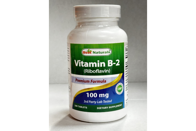 Vitamin B-2 Riboflavin 100mg 180 Tablets