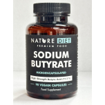 Nature Diet Sodium Butyrate 90 Vegan Capsules