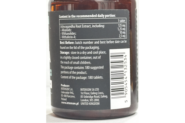 Ashwagandha 180 Tablets