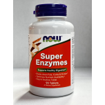 NOW Super Enzymes 90 Tablets Digestive Enzyme Supplement