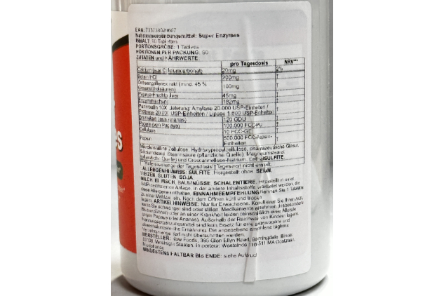 NOW Super Enzymes 90 Tablets Digestive Enzyme Supplement