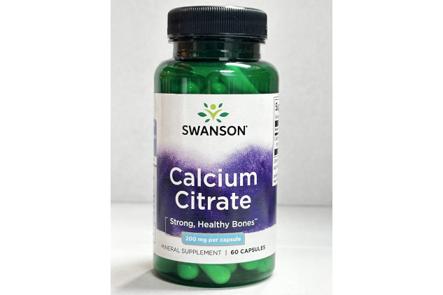 Calcium Citrate 200mg 60 Capsules Mineral Supplement
