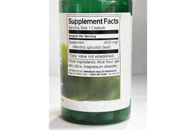 Full Spectrum Spearmint Leaf 400mg 60 Capsules