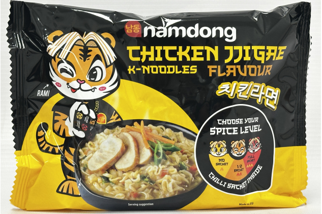 Namdong Chicken Jjigae K-Noodles 10 Packs 120g Instant Noodles