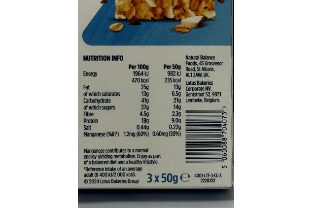 TREK Protein Flapjacks Cocoa Coconut 36 Bars Plant Protein