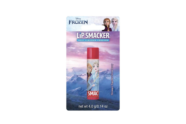 Lip Smacker Disney's Frozen Collection Elsa Single Lip Balm for Kids Strawberry Flavour 4g