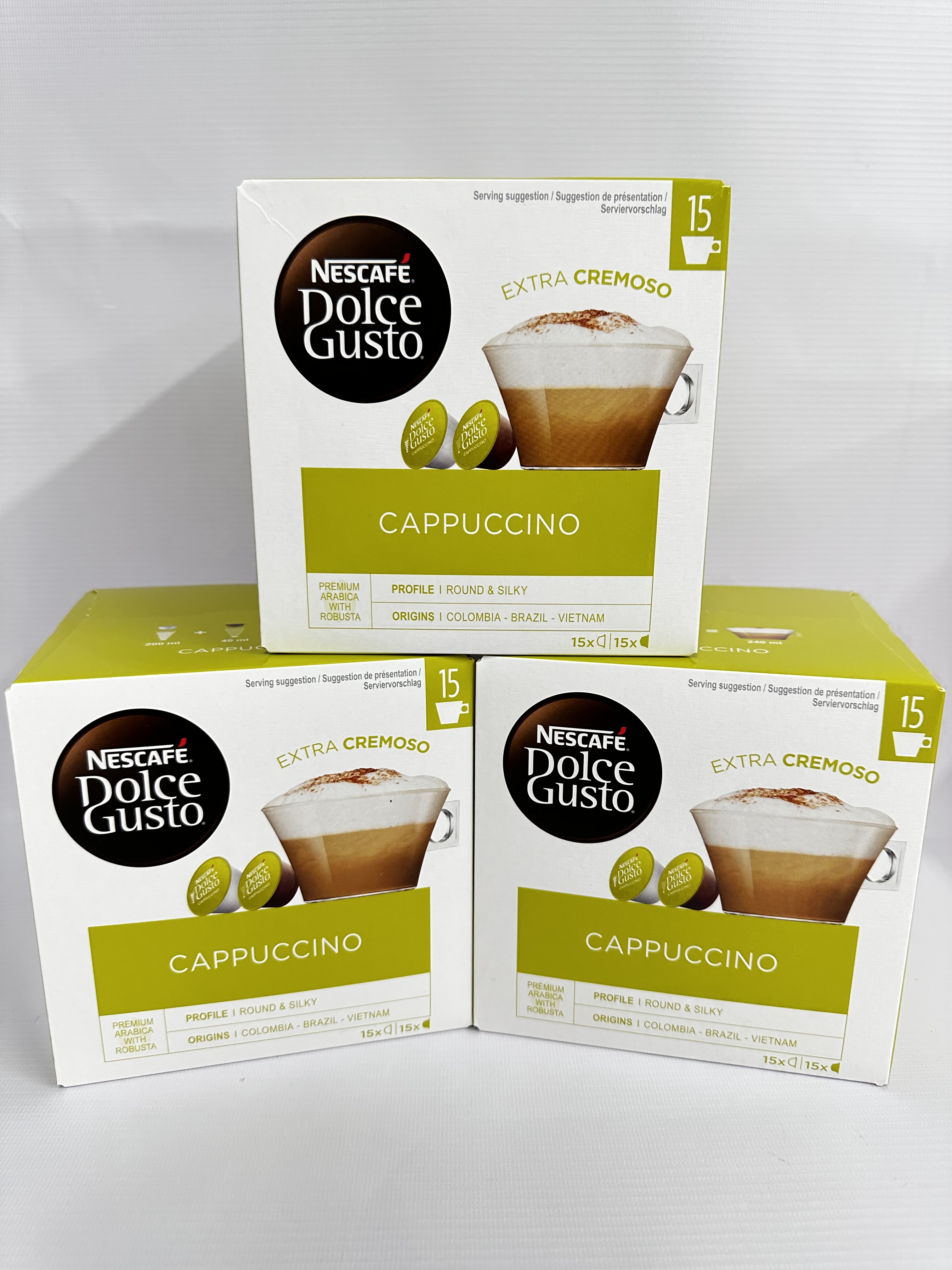 Nescafe Dolce Gusto Cappuccino Coffee Pods, 30 Count (Pack of 3