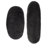 2 x Volume Hair Pads Padding for Bun Styler Hair Style Updo Hair extensions (Black)