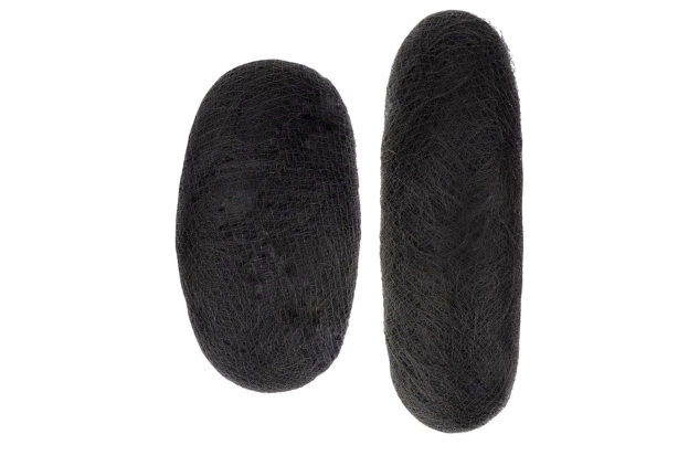2 x Volume Hair Pads Padding for Bun Styler Hair Style Updo Hair extensions (Black)