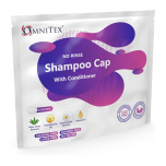 Omnitex Premium Rinse Free Shampoo Cap Microwaveable With Conditioner & Vitamins