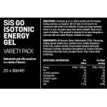 Science In Sport GO Isotonic Energy Gels Assorted Flavours 20 x 60ml 22g Carbohydrates
