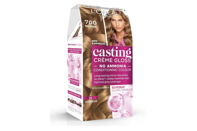 L'Oréal Paris Casting Creme Semi-Permanent Hair Dye, Radiant & Natural Colour, No-ammonia, Semi-Permanent Hair Colour Shade 700 Blonde