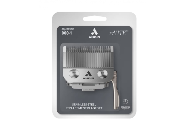 Andis 86010 reVITE Taper Clipper Replacement Stainless Steel Blade