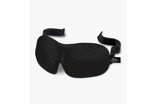 Bucky 40 Blinks No Pressure Beauty & Travel Eye Masks, Gray Dots
