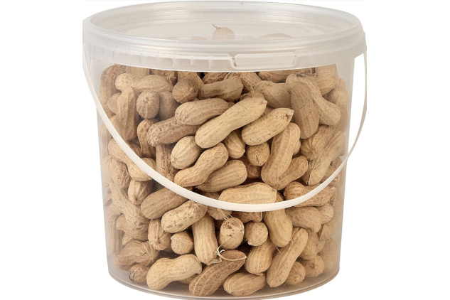Peanuts In Shell Wild Bird Food 2.5 Litre Reusable Tub