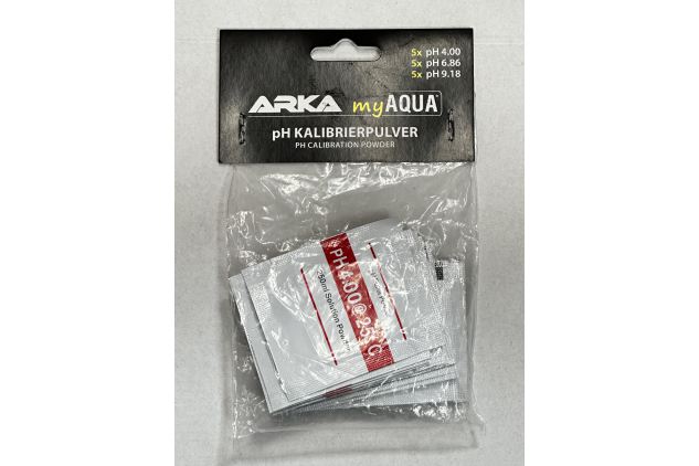ARKA myAQUA pH Calibration Powder 15 Sachets pH 4.00 6.86 9.18
