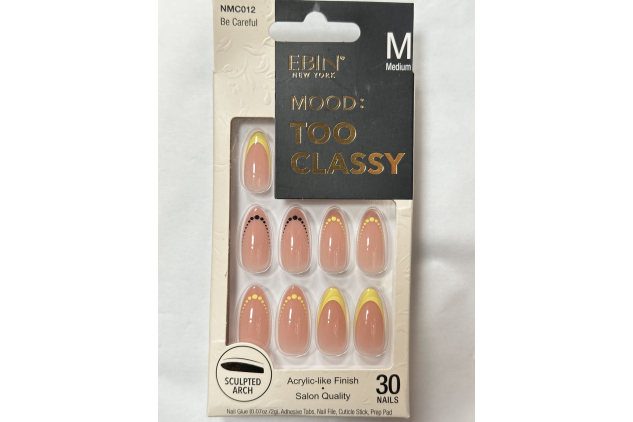 Ebin New York Mood Too Classy Press On Nails Medium Sculpted Arch 30 Nails Acrylic Finish