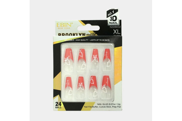 Ebin New York Brooklyn Hottie False Nails 24 Pieces