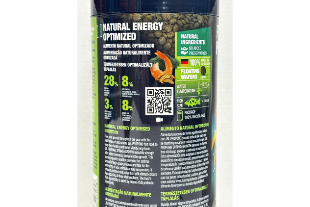 JBL ProPond Spring + Growth Pond Fish Food 0.36kg Floating Wafers