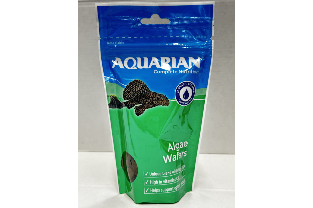 Aquarian Algae Wafers 85g Complete Nutrition for Plecs Catfish & Algae Eaters