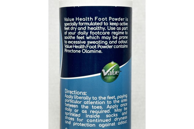 Value Health Anti Fungal Foot Powder 200g Soothes & Protects
