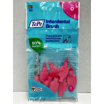 TePe Interdental Brushes Pink 0.4mm ISO 0 8 Pack for Narrow Gaps