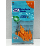 TePe Interdental Brushes Orange 0.45mm ISO 1 8 Pack for Narrow Gaps