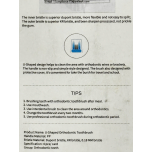 U-Shaped Orthodontic Toothbrush Set 4 Pack Soft Bristles for Braces