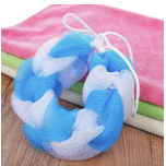Exfoliating Shower Loofah Sponge Bath Pouf Body Scrubber Mesh Sponge Soft & Durable