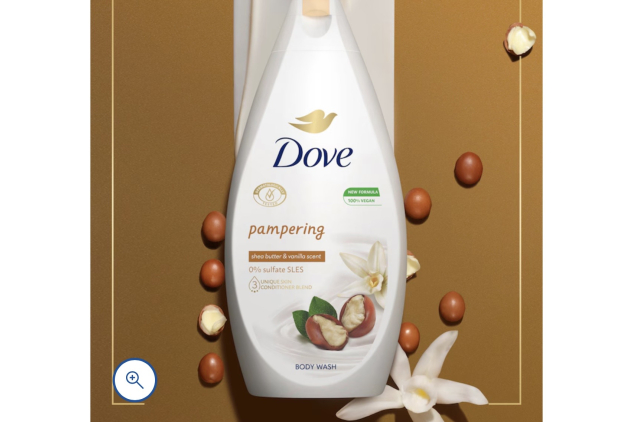 Dove Shea Butter & Vanilla Body Wash Shower Gel 450ml