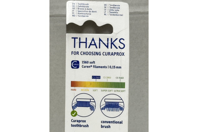 Curaprox CS 1560 Soft Toothbrush Single Pack Random Colour Made in Switzerland