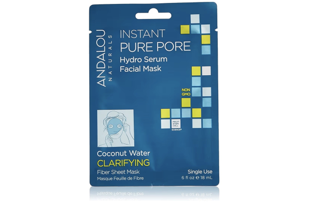 Andalou Instant Pure Pore Hydro Serum Face Mask 18g Pack of 6